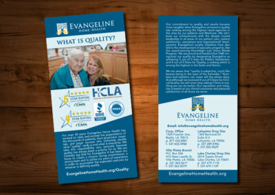 Evangeline Home Health Rack Cards
