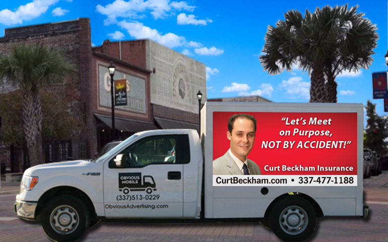 Curt Beckham Mobile Digital Billboard