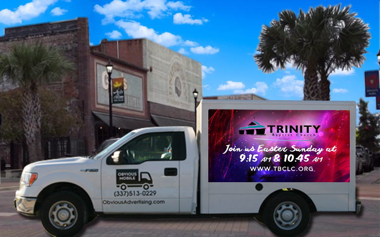 Trinity Baptist Church Mobile Digital Billboard