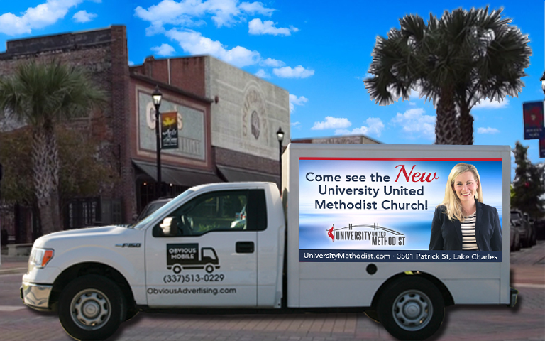 University United Methodist Church Mobile Digital Billboard