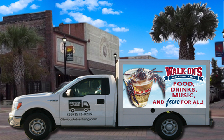 Walk Ons Mobile Digital Billboard